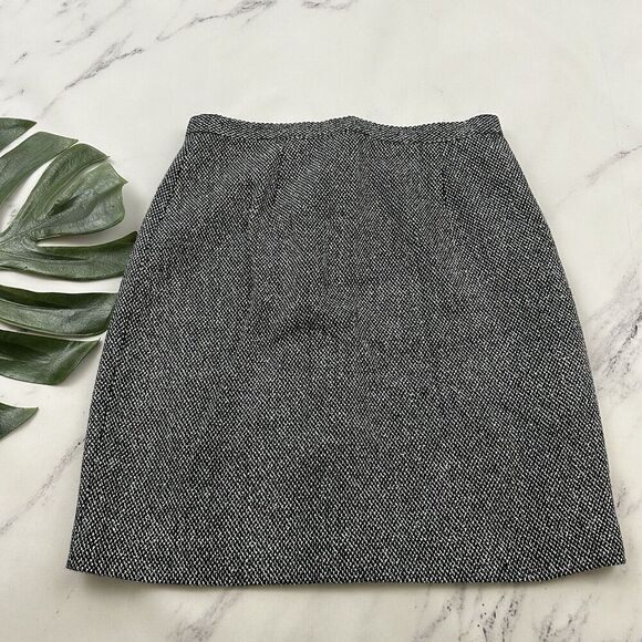 J.R.T. Dresses & Skirts - JRT Womens Vintage 90s Tweed Mini Skirt Size 12 New Black White Academia